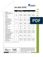 Typical Properties: Halar Ectfe: Product Data Sheet