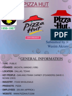 Pizza Hut: Submitted By:-Wasim Akram