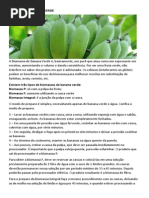 Biomassa de Banana Verde