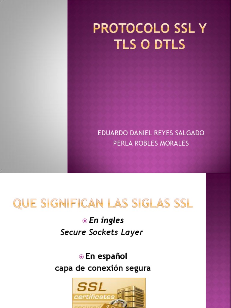 Guía de SSL y TLS para Conexiones Seguras | PDF | Transport Layer ...