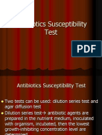 Antibiotics Susceptibility Test