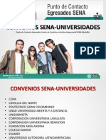 Convenio Sena - Universidades