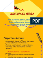 MOTIVASI KERJA