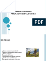 Amenazas en Colombia Introducción