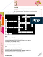 Life Skills Lesson 3 KNOW YOURSELF Crossword