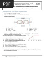 Ficha de Trabalho 2 Propriedades Fc3adsicas e Propriedades Quc3admicas Dos Materiais