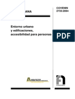 COVENIN 2733-2004 Entorno urbano  y Edificaciones accesibles para personas.pdf