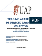 Trabajo Academico de Derecho Laboral II - Colectivo
