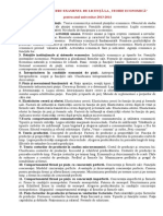 Subiectele Pentru Examenul de Licență La Diciplina Teorie Economică 2013-2014