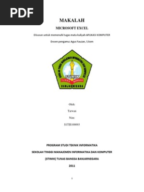 Makalah Excel Docx