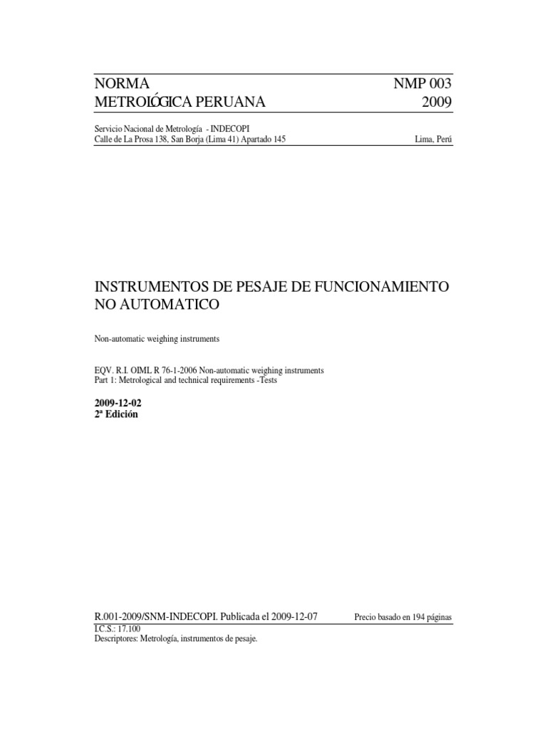 NMP 003-2009 | PDF | Electrónica | Hardware de la computadora