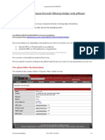 Setup a transparent firewall with pfSense