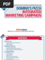 Integrated Marketing Campaign Proposal For Domino's Pizza (Powerpoint Deck)