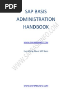 Sap Basis Administration Handbook