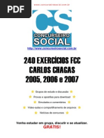 240 Questões de Provas de Informática Da FCC (2005, 2006 e 2007)