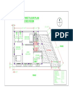 First Floor Plan 2 Bed Room: Road Road