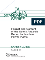 Pub1185 WebFormat and Content
of the Safety Analysis
Report for Nuclear
Power Plants