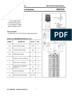 ISC Semiconductor 2SD1555 NPN Power Transistor Specification