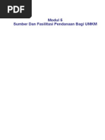 Download Modul KUMKM 5 Sumber Fasilitasi Pendanaan Bagi UMKM by Sutan SN228176659 doc pdf