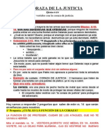 La Coraza de La Justicia Predica Domincal