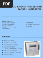 Download Prepaid energy meter with terriffe indicator by vivek gangwar SN22817937 doc pdf