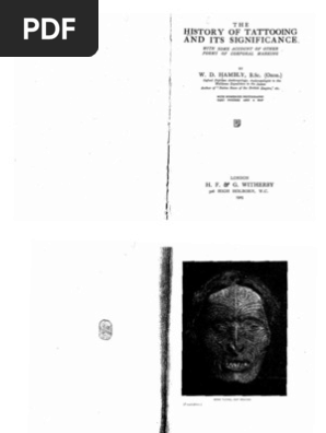 Hambly History Of Tattooing 1925 Pdf Tattoo Rituals