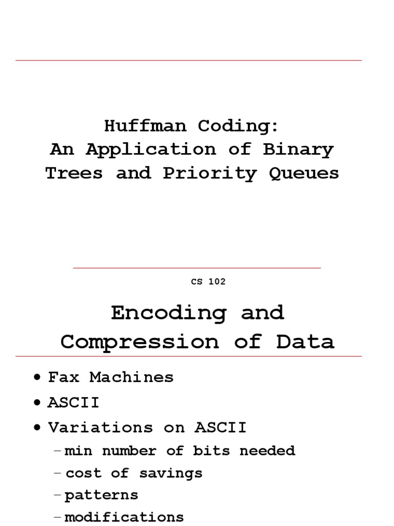 Huffman | PDF