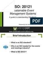 ISO 20121 Presentation by Sustainable Event Alliance Australia Version