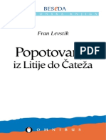 Popotovanje Iz Litije Do Cateza - Fran Levstik