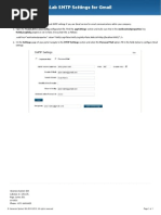 Configure SMTP Settings Gmail