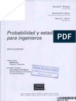 Probabilidad y Estadisticas Para Ingenieros