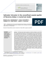 2007 Saltwater Intrusion in the Unconfined Coastal Aquifer