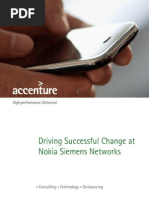 Accenture Driving Successful Change at Nokia