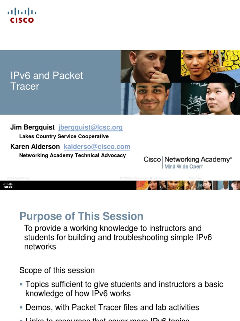 IPv6 and Packet Tracer | PDF | I Pv6 | Communications Protocols
