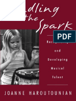 Kindling The Spark - Recognizing and Developing Musical Talent