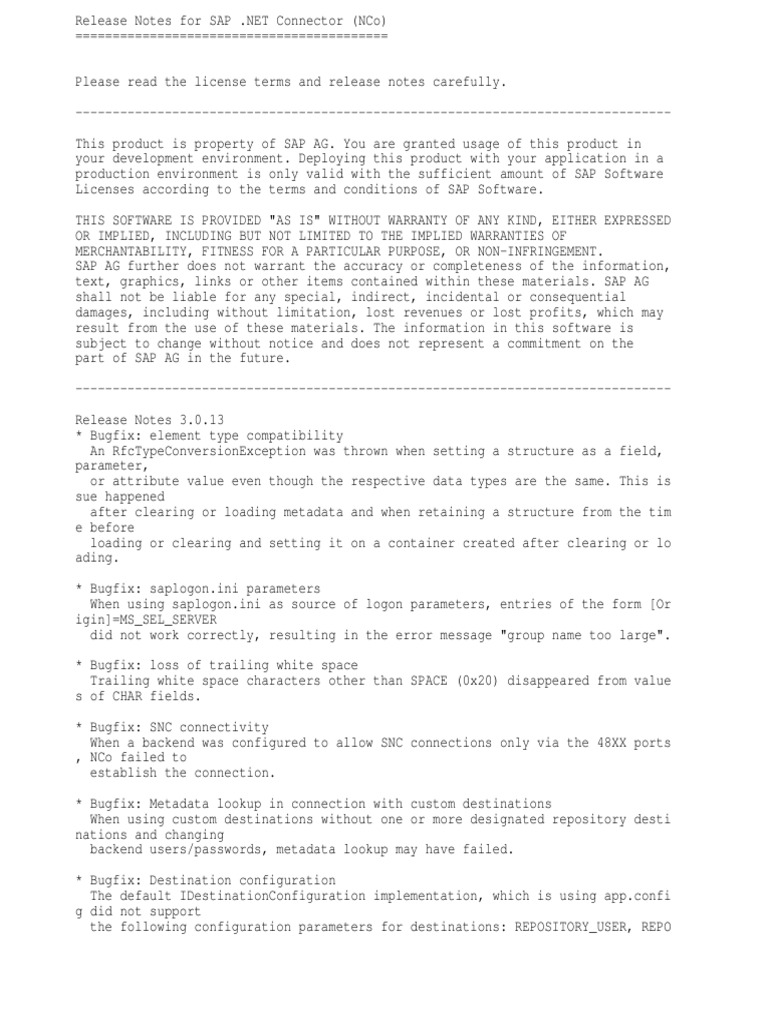 Release Notes | PDF | Parameter (Computer Programming) | Subroutine