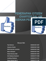 Penerapan Citizen Charter Dalam Mewujudkan Pelayanan Prima