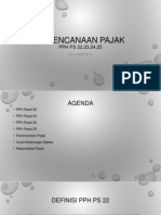 Indonesian Tax Planning (PPh Ps 22,Ps 23, Ps 24,Ps 25)