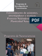 Bienvenida Introducción Proyecton Neurodesarrollo y Plasticidad