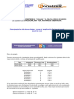 2-Ejemplo 1 Despiece de Ferralla de Viga Riostra