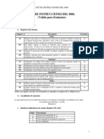 SET DE INSTRUCCIONES DEL 8086