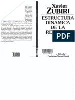 ZUBIRI, Estructura Dinámica de La Realidad, Ed. Fundación Xavier Zubiri