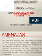 Amenazas, Crisis y Conflictos - PPTX EXPONER