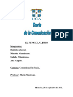 El Funcionalismo en La Comunicación