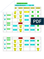 Horario 2013