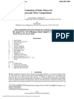 An Evaluation of Euler Fluxes Hypersonic Flow Computations