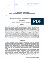 A Uniformly Valid Solution for Three Dimensinal Inviscid Supersonic Flow Past Blunt Bodies With Strong Compression in the Shock Wave