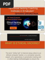 Top Ethical Hacking Coaching Institutes in Ernakulam