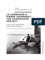 Le Corbusier & Pierre Jeanneret: The Chandigarh Project: Low-Cost Furniture and Other Works