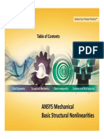 Ansys14 Training Table of Contents